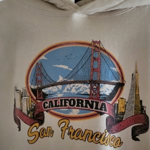 Womens John Galt/ Brandy Melville-San  Francisco baggy Hoodie one size fits all